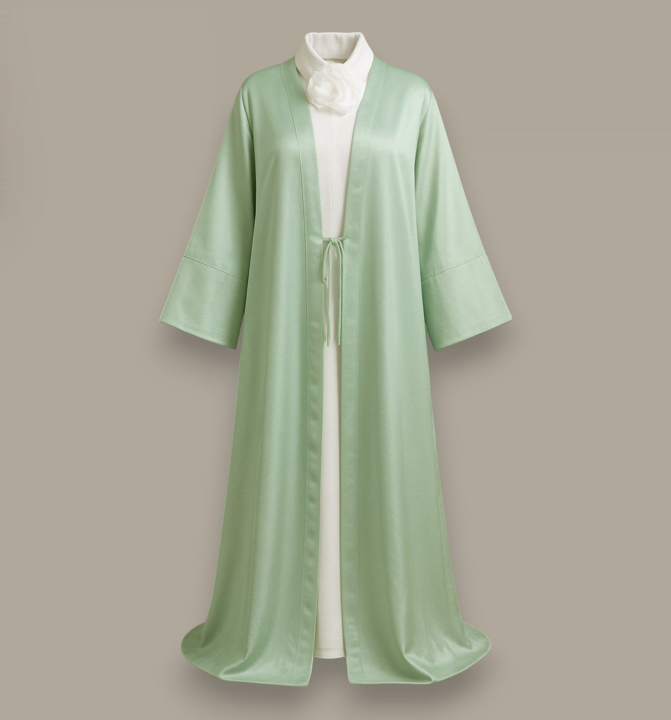 Long Satin Abaya