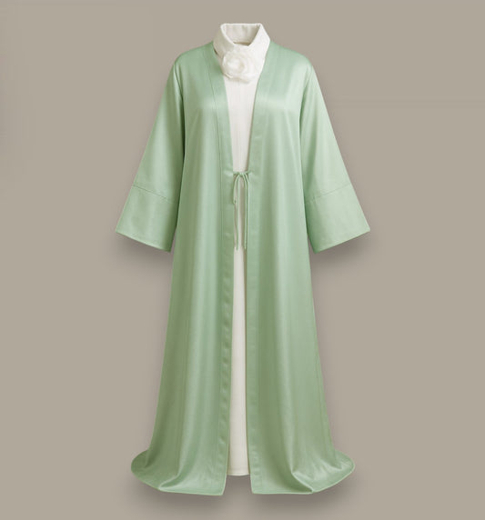 Long Satin Abaya